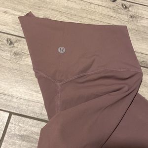 Rose pink lululemon leggings